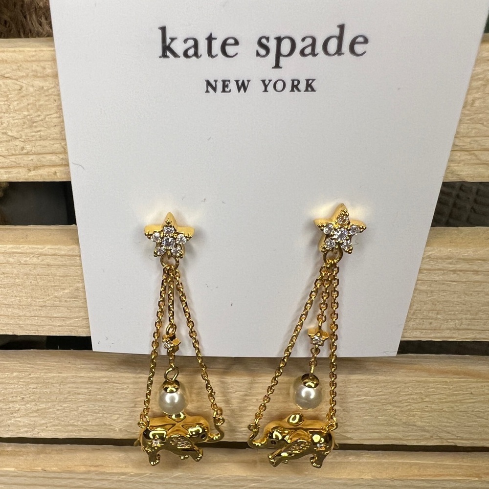 Kate Spade Winter Carnival Drop Earrings - Picture 2 of 6